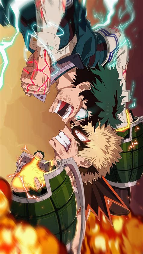 Bakugo X Deku My Hero Academia Wallpapers Wallpaper Cave