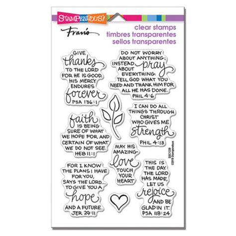 stampendous bible verses clear stamps ssc1339 paperpads nl