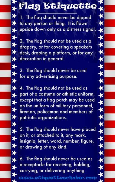 U S Flag Etiquette Must Follow Etiquette Rules For Showing Proper