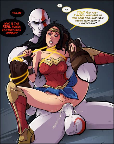 Post Crossover DC DCEU God Of War Kratos Sparrow Wonder Woman Wonder Woman Film