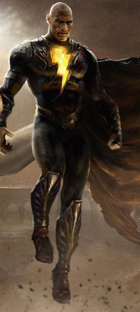 1080x2400 Fan Poster of Dwayne Johnson as Black Adam 1080x2400