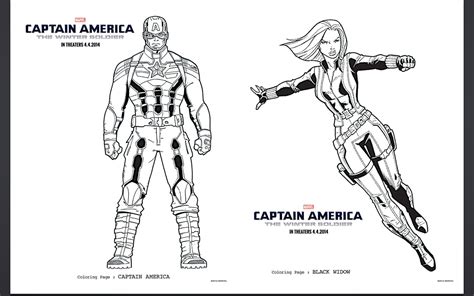 We're giving away captain america: The winter soldier coloring pages download and print for free