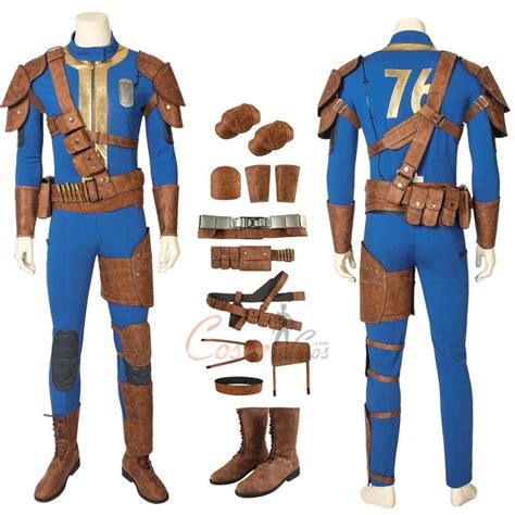 Male Preset Costume Fallout 76 Cosplay High Quality Full Set Cosplay