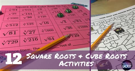 12 Square Roots And Cube Roots Activities With Big Impact Idea Galaxy
