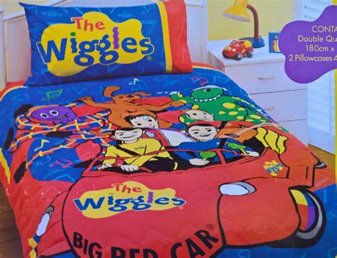 Wiggles And Big Red Car Double Bed Doona Quilt Cover Rare 9314935441984