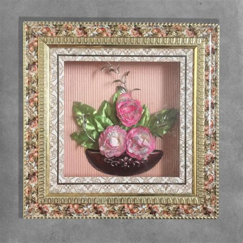 Victorian Frame Flower Floral Wall Decor Vintage Coquette Shabby Chic Furniture And Home Living