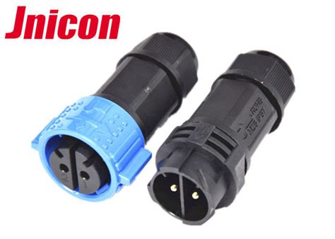 Waterproof Industrial Plug Connectors Male Female Ip67 Electrical 2 Pin