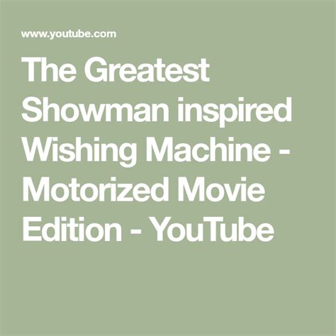 This was inspired by the greatest showman movie which i made for gifts this christmas. The Greatest Showman inspired Wishing Machine - Motorized ...