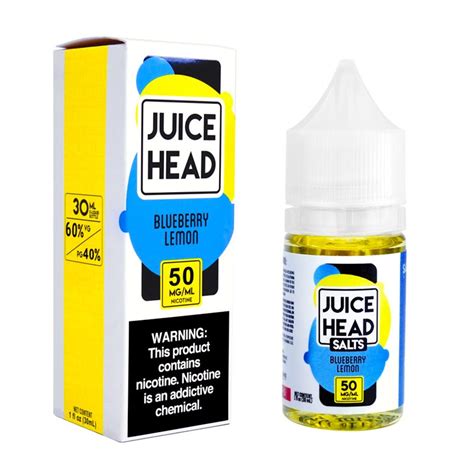 Juice Head E Juice Salts Blueberry Lemon 50mgml Nimbus Imports