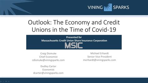 Msic Presents The Economy And Credit Unions In The Time Of Covid 19