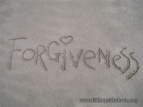 Forgiving From Your Heart Faith Upside Down