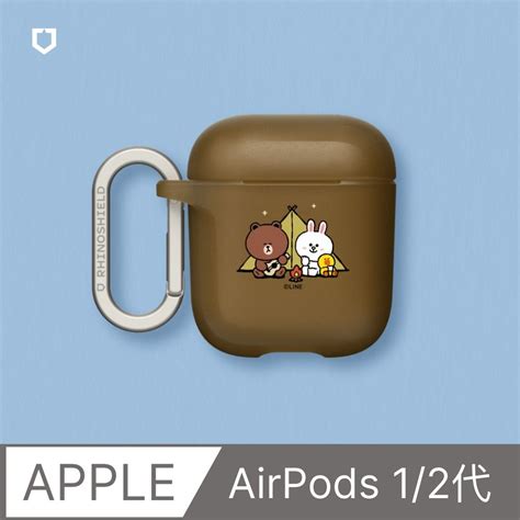 Rhinoshield 犀牛盾 Airpods 第2代第1代 防摔保護殼line Friends系列 Music And Relax多色可