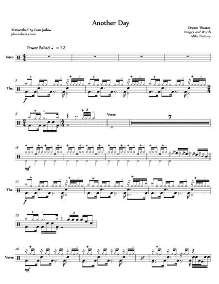 Dream Theater Another Day Sheet Music Pdf Download