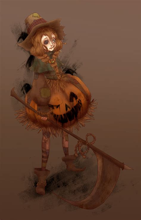 Scarecrow Girl By Pandamellons On Deviantart