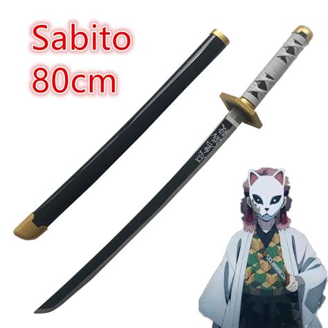 1 1 Kimetsu No Yaiba Sword Weapon Demon Slayer Sabito Cosplay Sword
