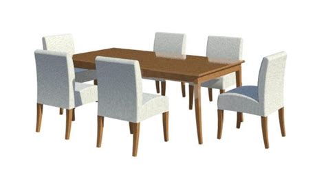 A great table can serve as the common ground we need to connect with one another and find a sense of belonging. RevitCity.com | Object | Dining Table & Chair