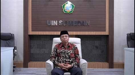 Ramadhan In Campus Uin Sumatera Utara Medan Bersama Prof Dr Saiful