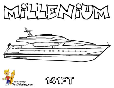 These informative coloring pages give kids an insight into the wide world of sailing boats. Super Yacht Ship Coloring Pages | Motor Boats | Free | Yachts