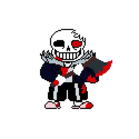 Pixilart Horror Sans Sprite By Bloodtale