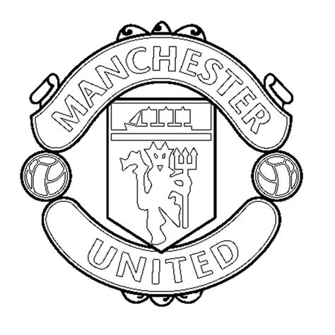 Coloriage Manchester United En Ligne Gratuit À Imprimer concernant