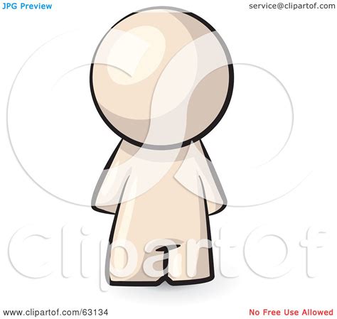 Royalty Free RF Clipart Illustration Of A Faceless Nude Human Factor