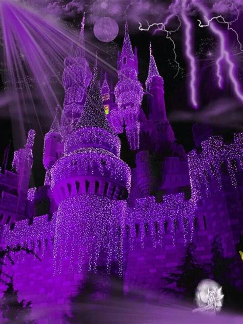 Purple Castle Purple Walls Purple Aesthetic Purple Art