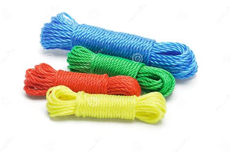Colorful Nylon Ropes Stock Photo Image Of Coiled Rope 17408040