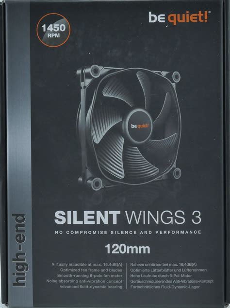Test Be Quiet Silent Wings 3 120mm Conseil Config