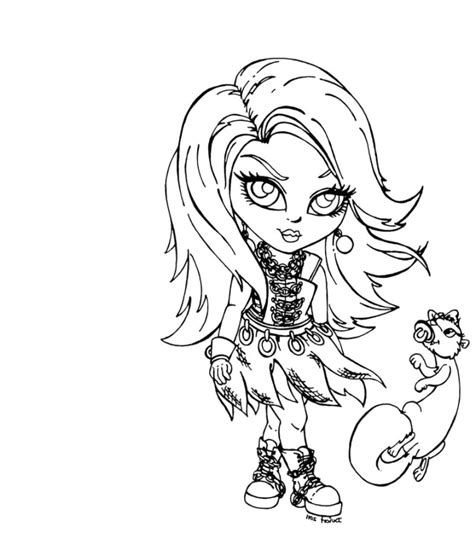 Monster High Baby Coloring Pages Az Coloring Pages