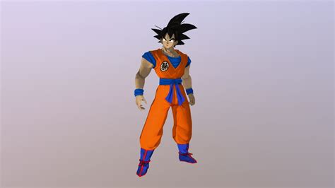 Goku Download Free 3d Model By Nemix 6a79ab6 Sketchfab