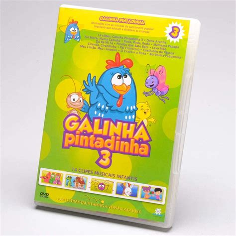 Galinha Pintadinha 3 Desenho Dvd Br Dvd E Blu Ray