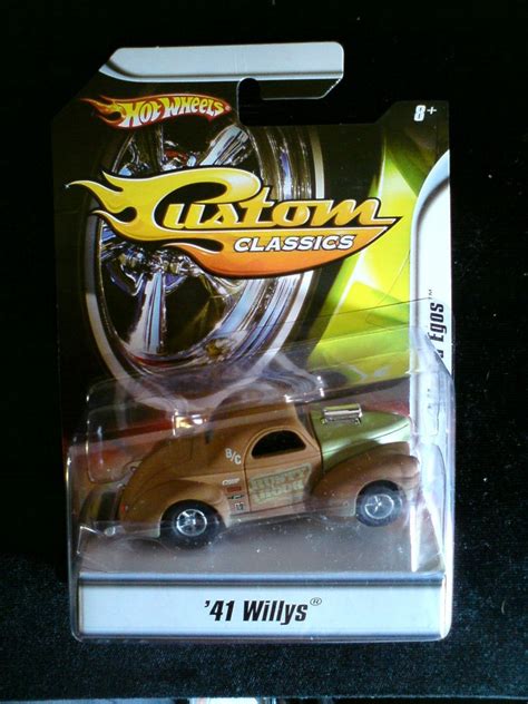 Color:black, red, orange, yellow and white. Willys 41 (1941) Hot Wheels Custom Classics Altered Egos ...
