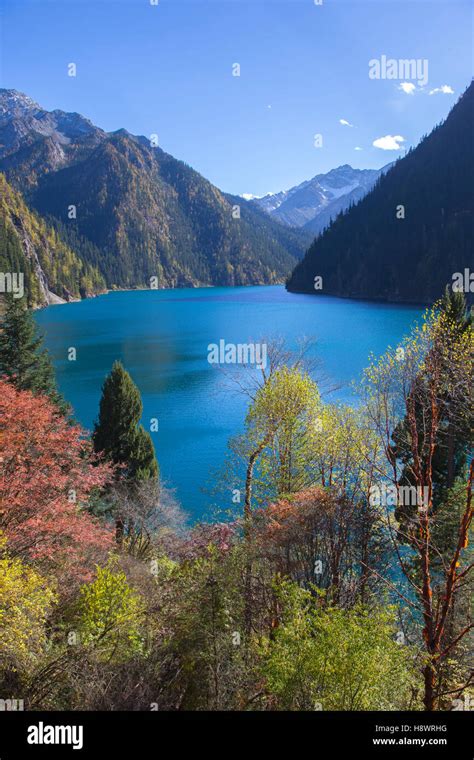 Long Lake Jiuzhaigou High Resolution Stock Photography And Images Alamy