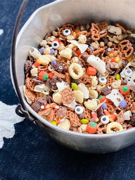 Sweet Salty Spooky Halloween Snack Mix — Gathered Living