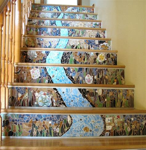 Gorgeous Mosaic Staircase