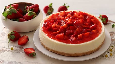 Cheesecake alle fragole senza gelatina - Ricette Bimby