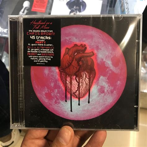 chris brown heartbreak on a full moon cd duplo original mercado livre