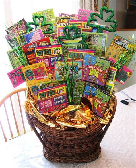 Stop by market basket and pick up a gift card located at every check out lane, because what's better than receiving a gift that is something you need on a regular basis. Lottery Raffle basket | Raffle basket, Themed gift baskets ...