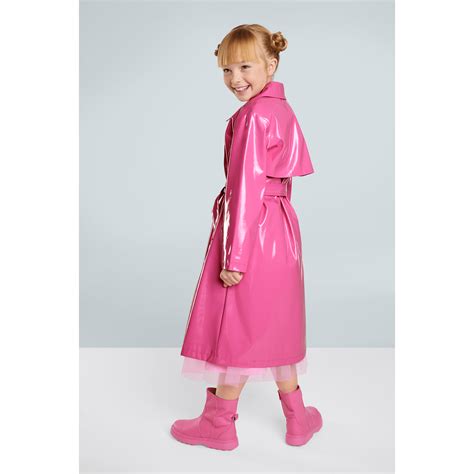 Something Navy Pink Trench Coat For Girls American Girl®