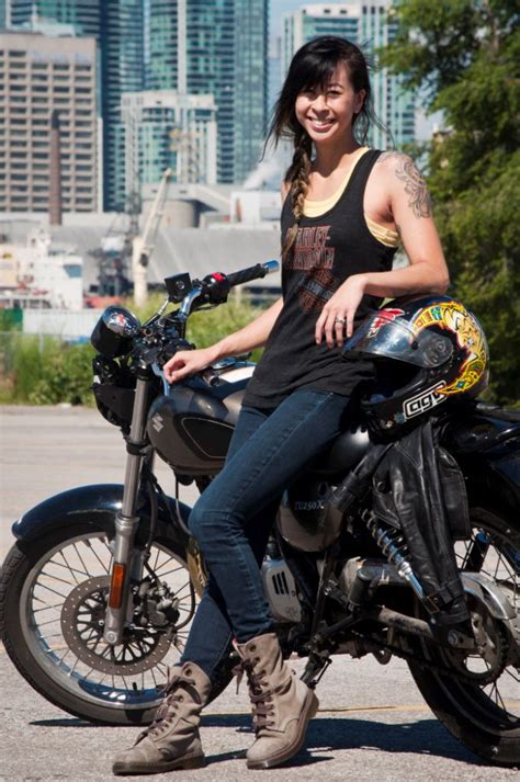 Profile Of A Female Motorcyclist Meet Jodi Women Riding Motorcycles Motorcycle Girl Bikes Girls