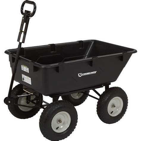 Strongway Poly Garden Wagon — 1,200-Lb. Capacity, 39in.L x 25in.W