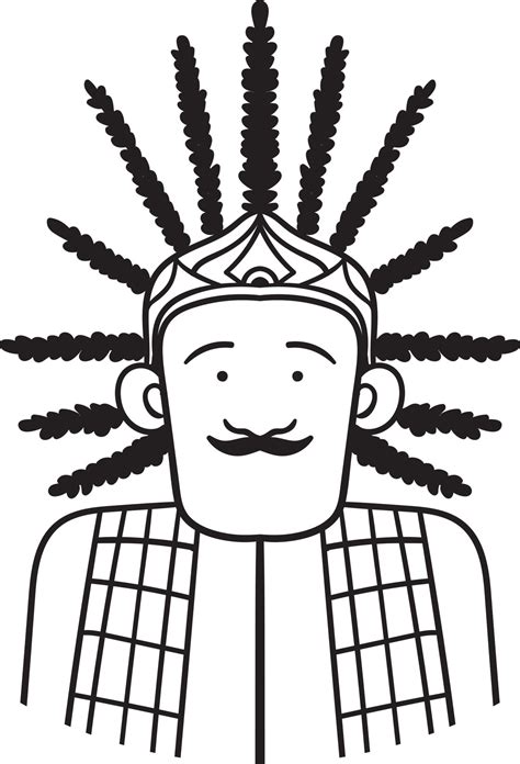 Ondel ondel aka Indonesian Traditional Mascot 7946071 Vector Art at