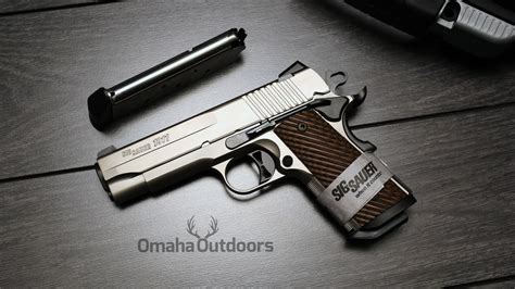 Gun Review Sig Sauer 1911 Compact Nickel Omaha Outdoors Blog