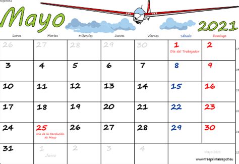 If you're willing to live with some limitations, a free pdf editor lets you edit or annotate documents. Calendario Mayo 2021 Argentina | Imprimir el PDF Gratis