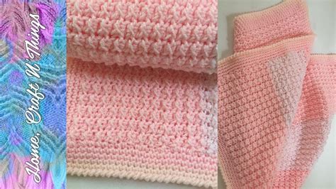 2 Hour Easy And Fast Crochet Baby Blanket Beginner Friendly