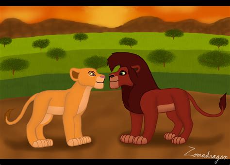 Kiara X Kovu By Zomathedragon On Deviantart