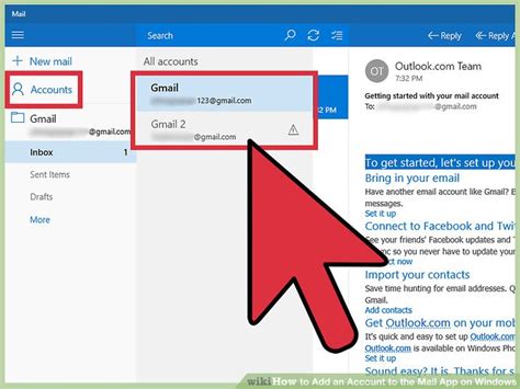 How To Add An Account To The Mail App On Windows 10 Steps