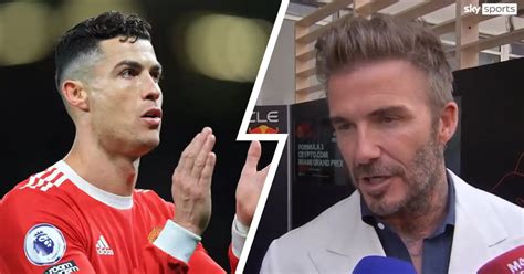 David Beckham Gives Verdict On Cristiano Ronaldos Man United Future