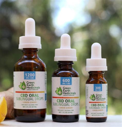 Green Earth Medicinals Cbd Oral Drops Offer Tasty Relaxation