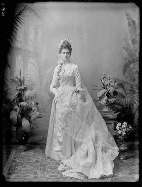 Exquisite Wedding Dresses Of The 1800s The Good Old Days